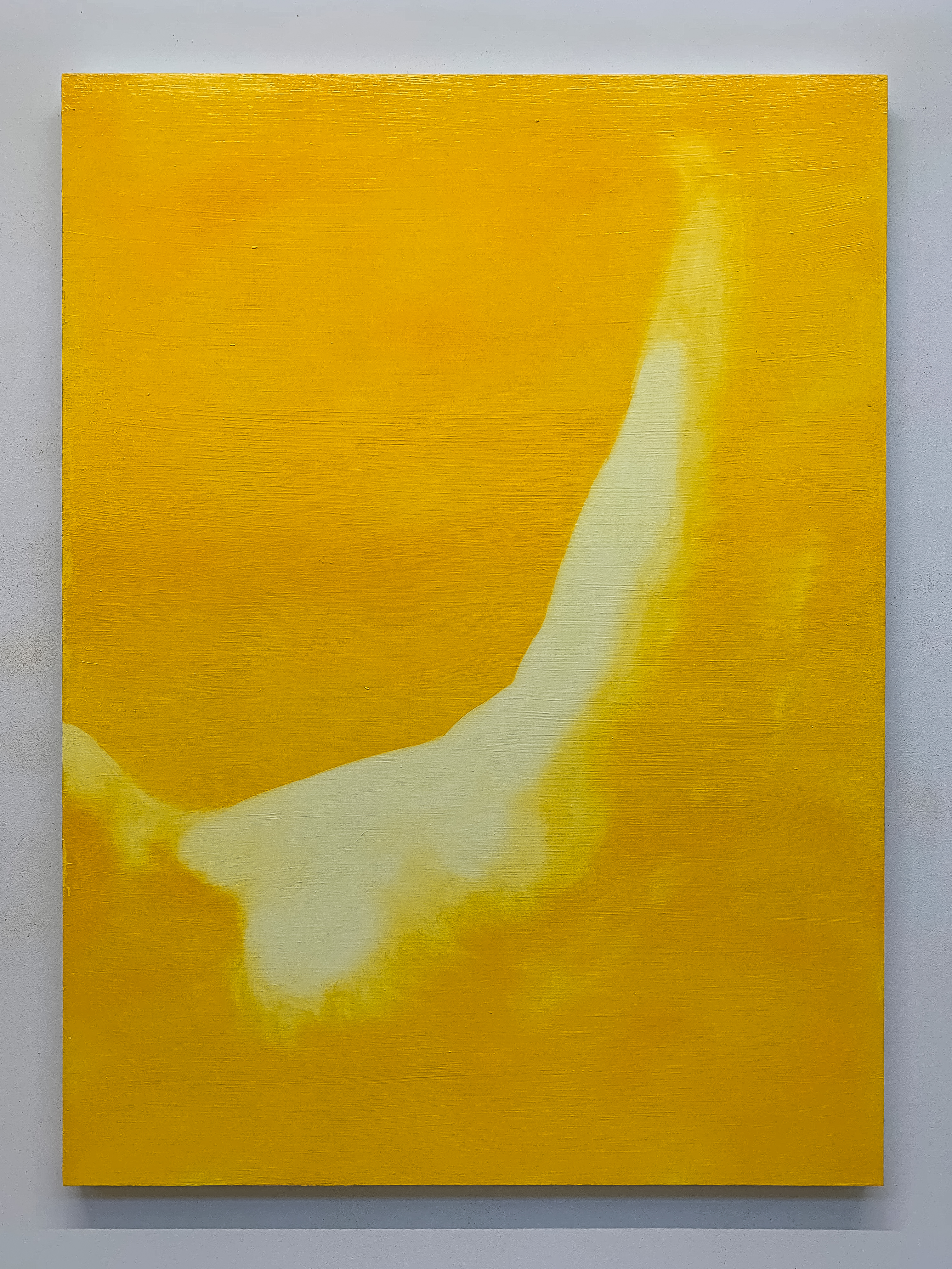 Failed Attempts in the Act of Falling Up No. 3, 2020. Oil on canvas, 48” x 36” by Karl Daum
